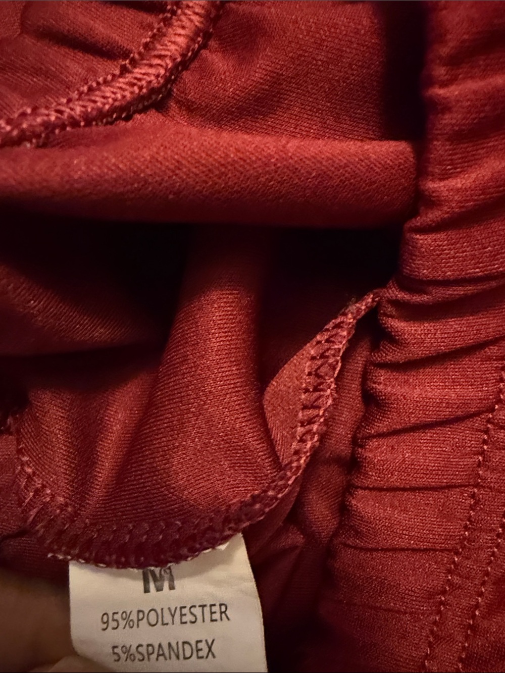 Amazon Women's Burgundy Layered 2 Piece Pantsuit - Picture 6 of 6